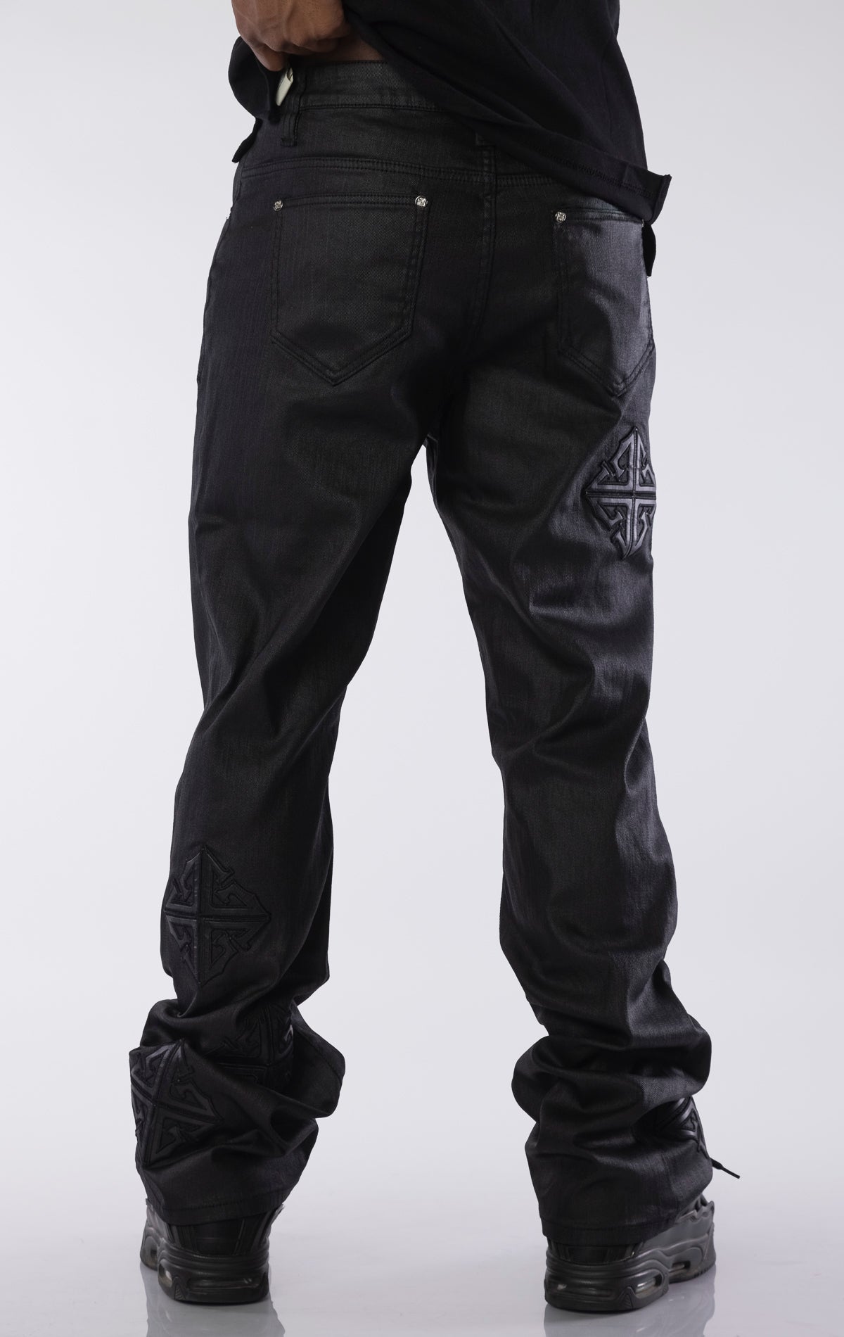 Obsidian Icon Flared Denim